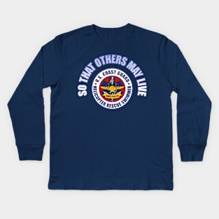 So That Others May Live (Rescue Swimmer) Kids Long Sleeve T-Shirt